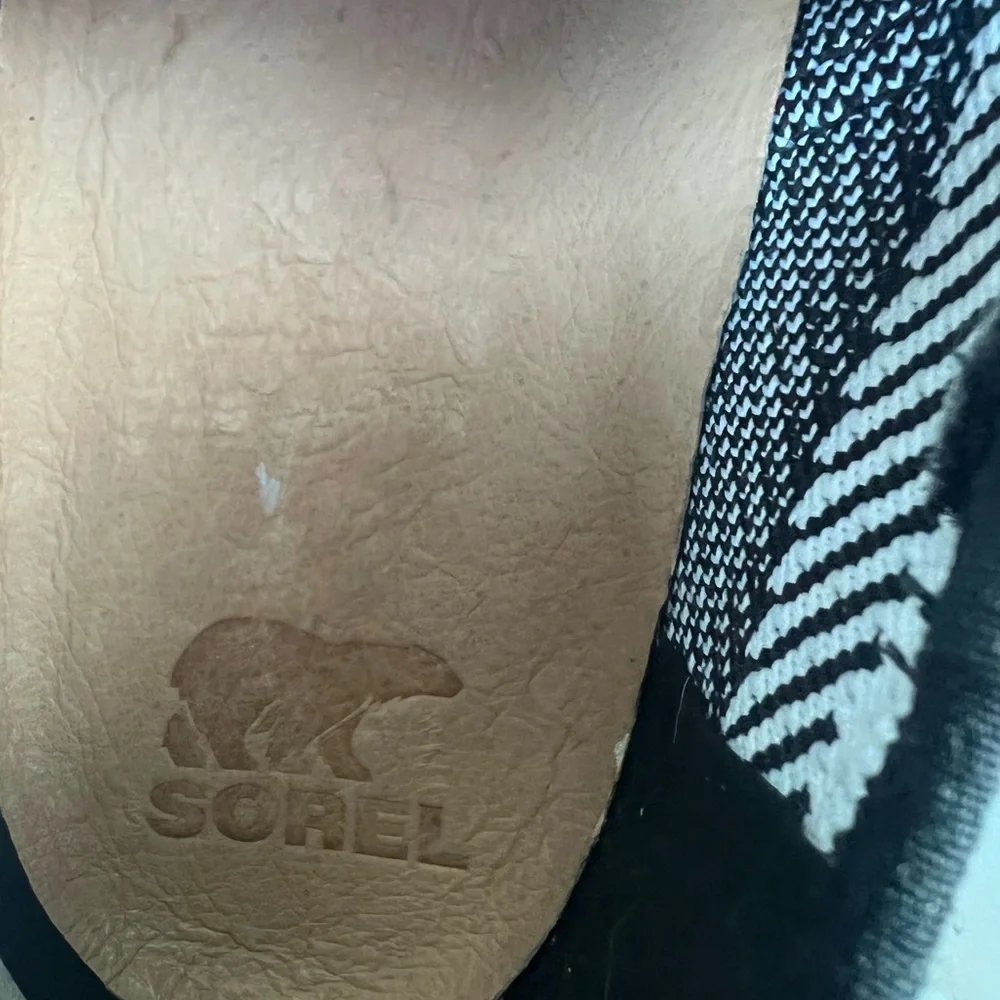 Sorel Kinetic RNEGD Float Shoes Sneakers Womens 8,5 Black Lace Up Walking Hike - Picture 4 of 12